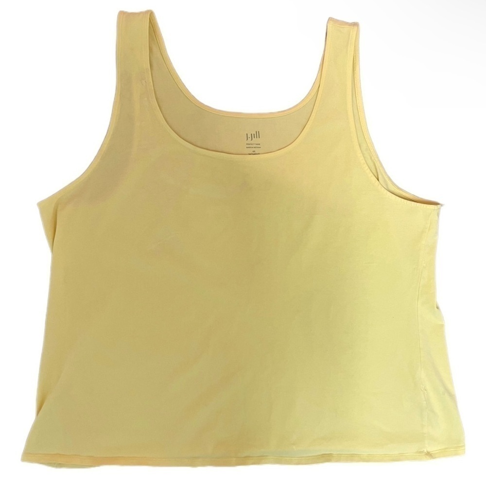 J.‎ Jill Women’s Yellow Perfect Tank Top in Size 4X - Picture 6 of 11